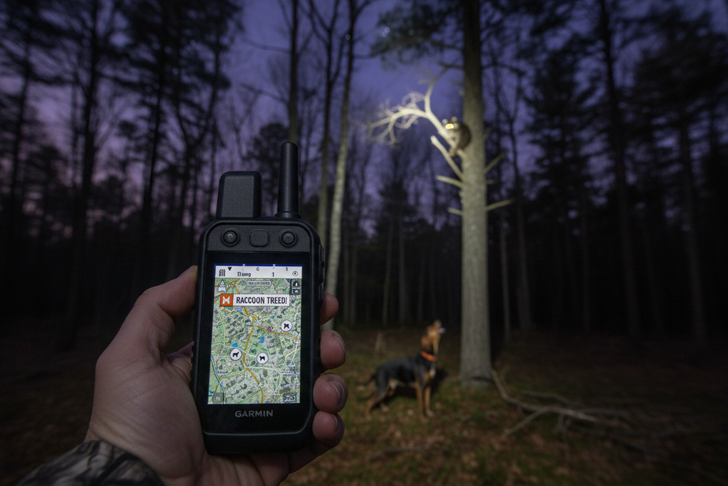 Coon hunting background for Garmin Alpha 300