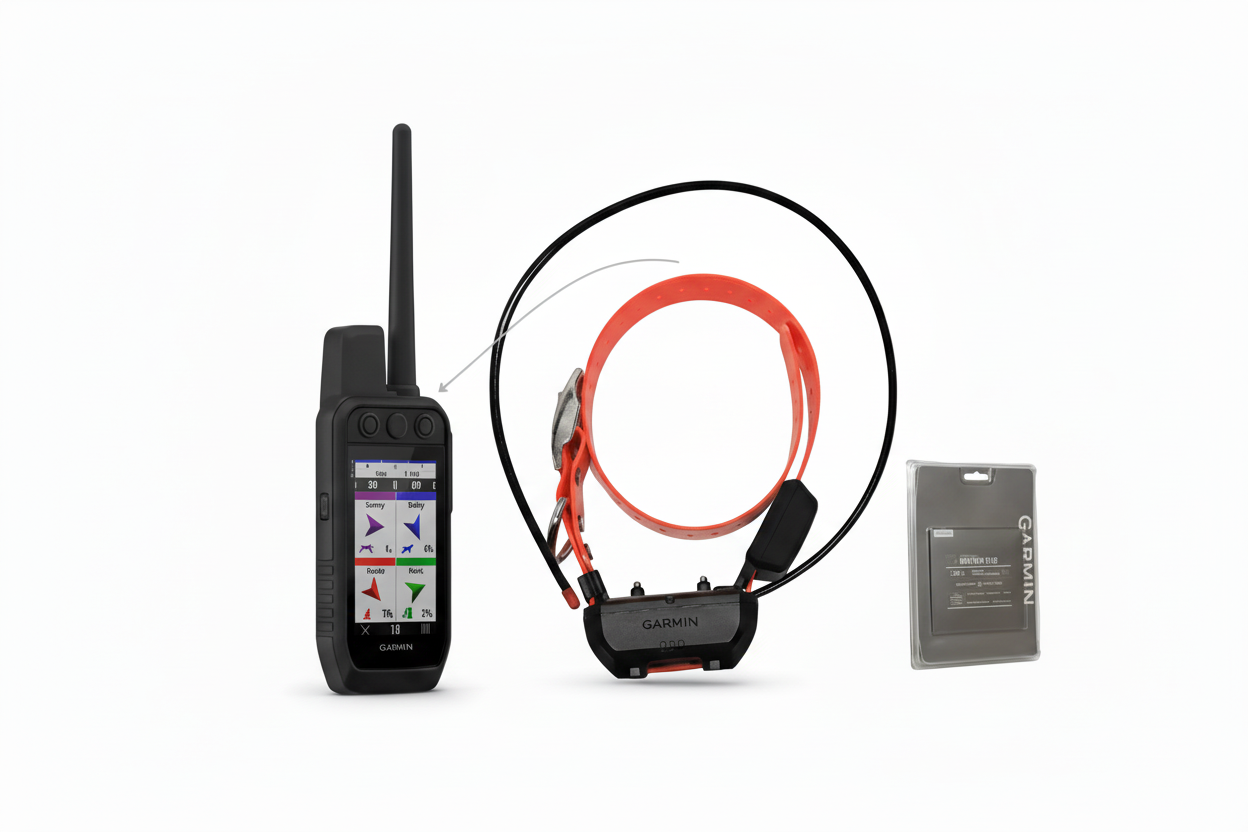 Garmin Alpha 300 Bundle and Hunt View GPS Maps