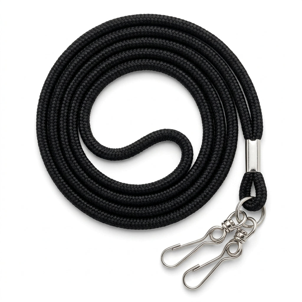 Nylon Double Clip Lanyard